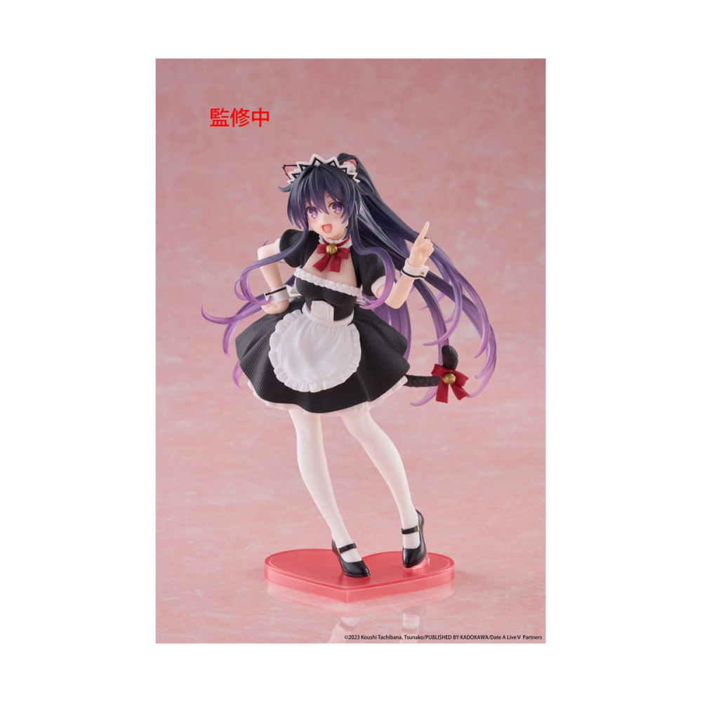 Date A Live V Figurine PVC Coreful Tohka Yatogami Cat Ear Maid Ver. 18 cm