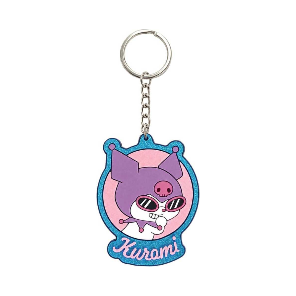 Sanrio porte-clés caoutchouc Kuromi 7 cm
