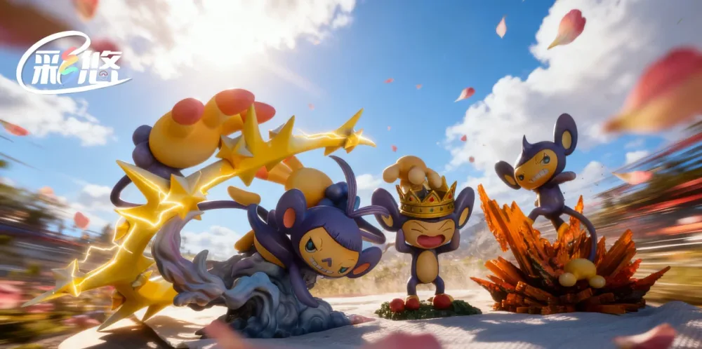 [PREORDER] 1/20 Scale World Figure [CAIYOU] – Aipom & Ambipom
