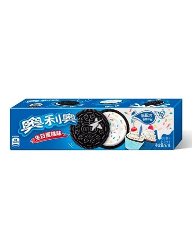 Galleta Sabor Tarta de Cumpleaños OREO 97g – Collection