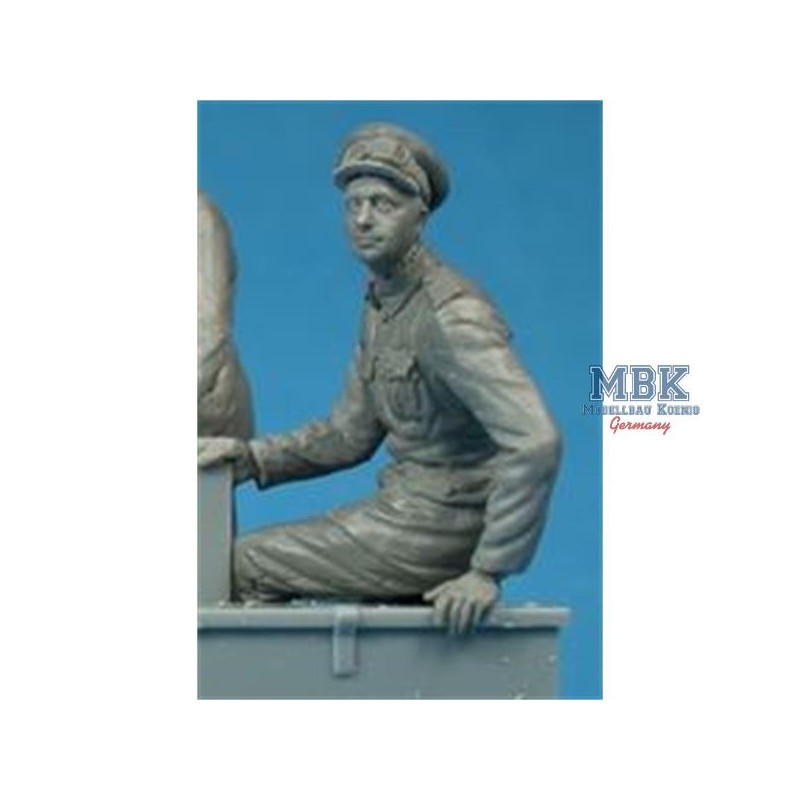 Figurines Membre d'équipage assis de la Division des voitures blindées du RNAS