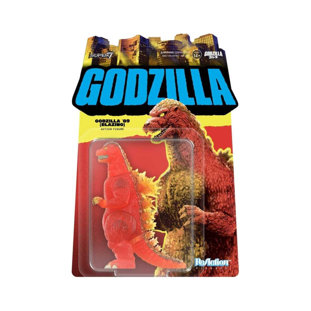 Godzilla Figurines ReAction Toho Wave 09 - Godzilla - 1989 (Blazing) 10 cm