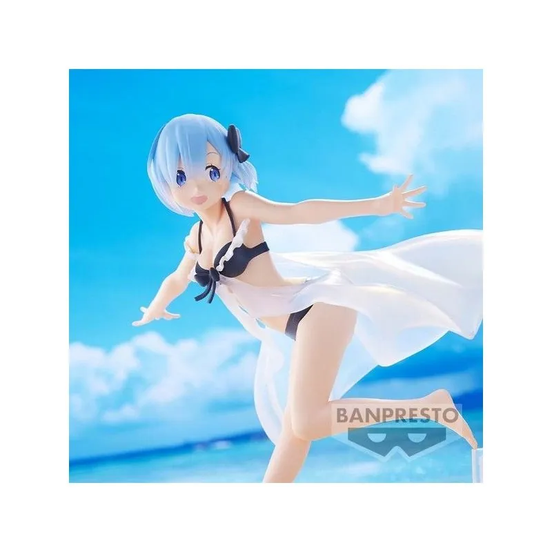 Figurine Re Zero Starting Life In Another World Celestial Vivi Rem 18cm - W92
