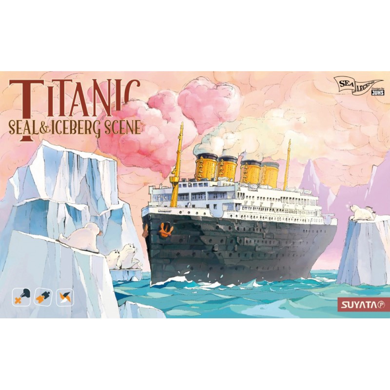 Maquette Titanic - Seals & Iceberg SceneSérie de dessins animés