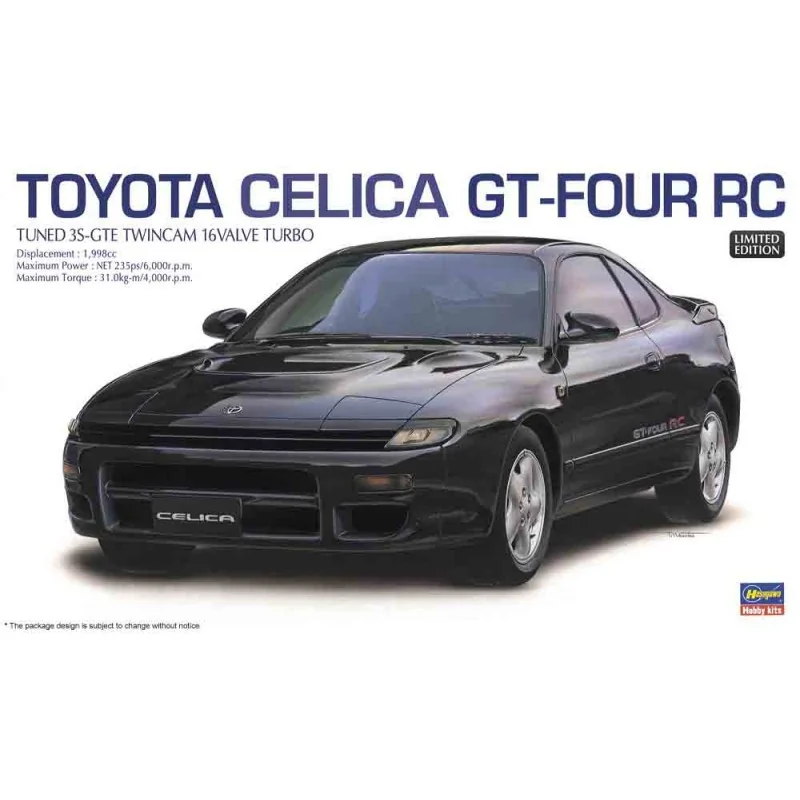 Maquette voiture Toyota celica gt four
