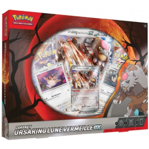 Pokemon - Coffret 4 boosters Ursaking Lune Vermeille-EX *Français*