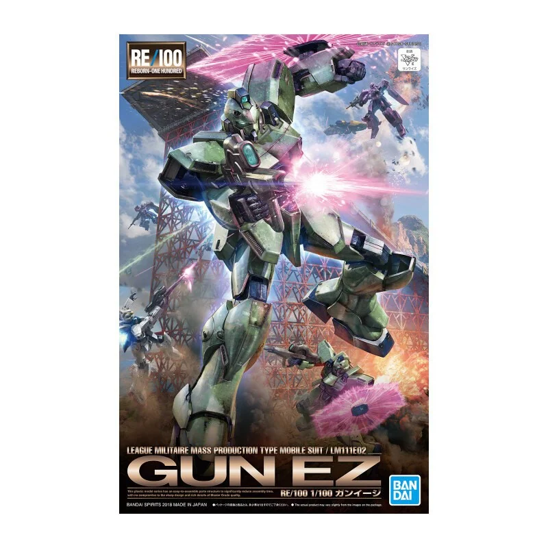 Gunpla Gundam – Maquette RE 1/100 Gun EZ