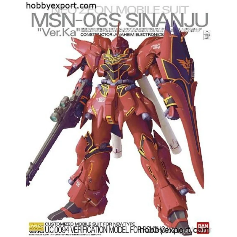 Gunpla Master grade msn06s sinanju version ka