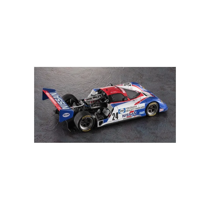 Maquette voiture Maquette plastique de voiture YHP Nissan R89C « Super detail » 1:24 CH54