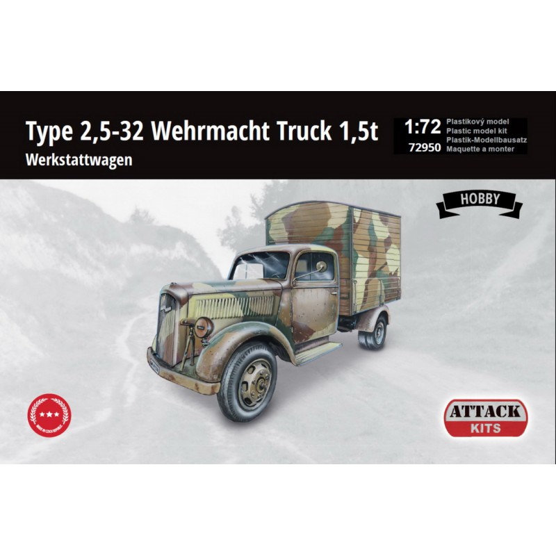 Maquette Opel Blitz (Type 2,5-32) Wehrmacht Werkstattwagen