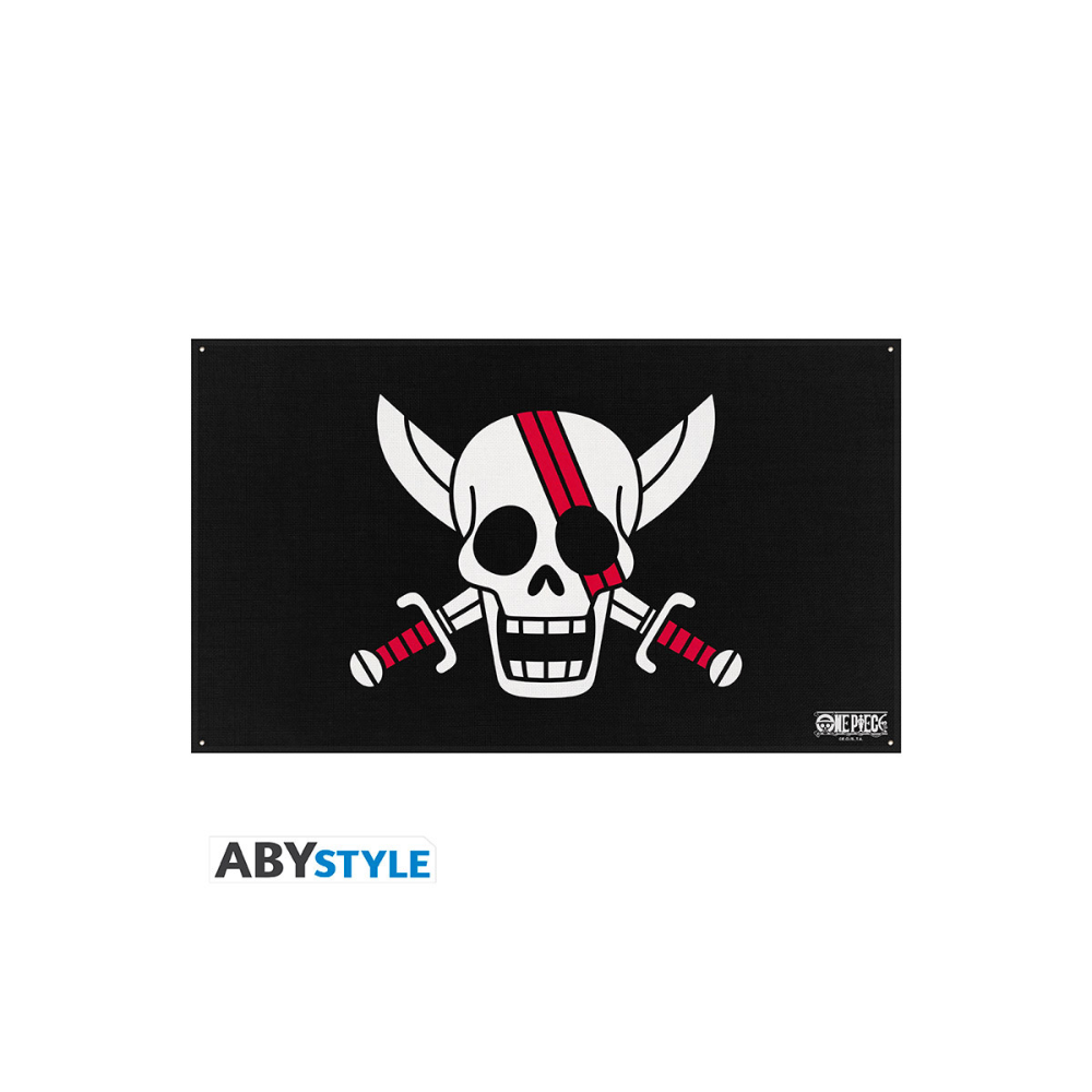 ONE PIECE - Drapeau 70X120cm - Red hair Pirates