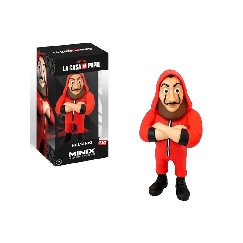 Figurine La Casa De Papel Minix Helsinki Avec Masque 12cm