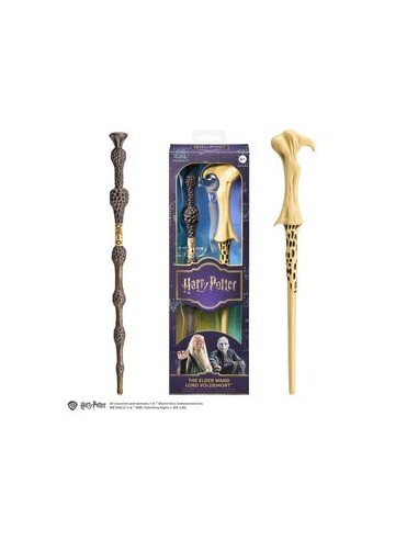 Pack Varitas Dumbledore Sauco y Voldemort 31 Cm Harry Potter – Réplique