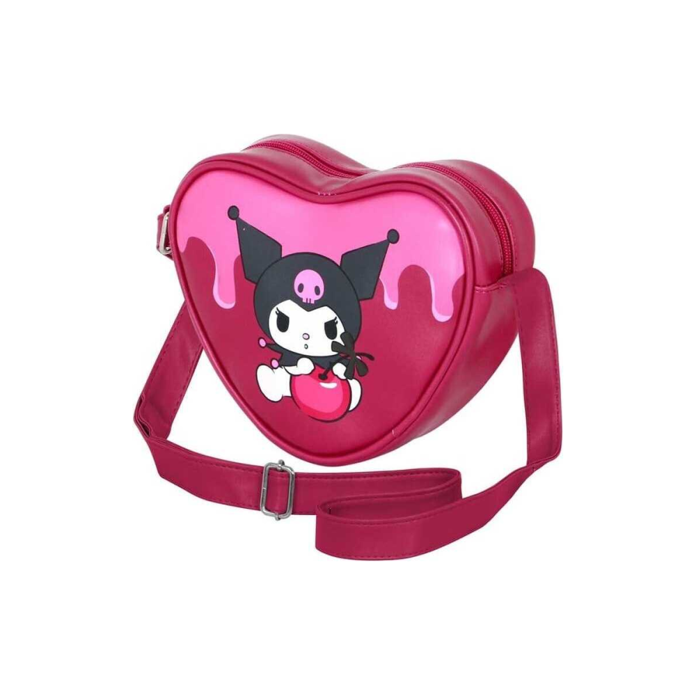 Sanrio Casual Heart Sac à bandoulière Kuromi Cherry