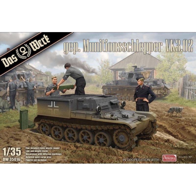 Maquette Gepanzerter Munitionsschlepper VK3.02. En avril 1940