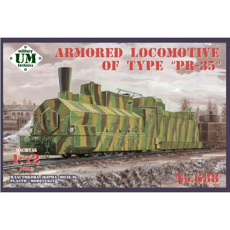 Maquette Locomotive blindée de type 'PR-35'