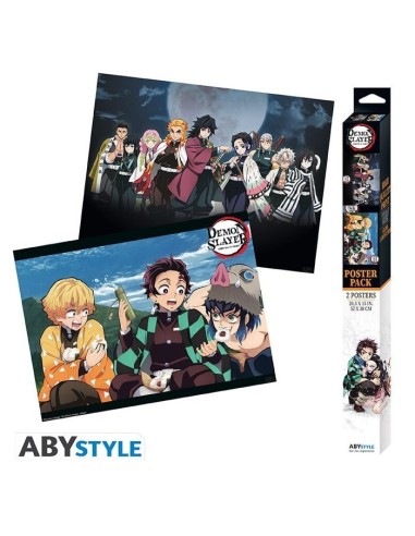 DEMON SLAYER – Poster – Set 2 Chibi – Series 2 (52x38)