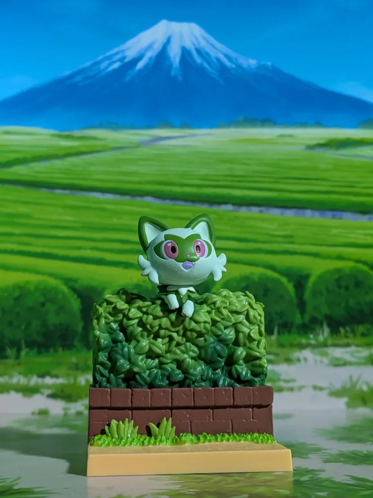 Re-Ment Pokémon – Poussacha · Sprigatito · Nyahoja · Welcome Home Collection