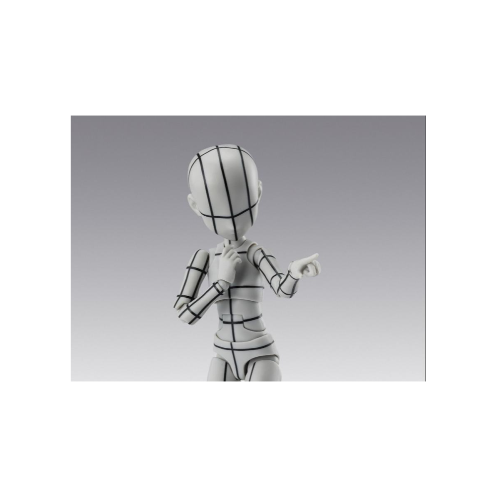 Figurine Body-chan Ken Sugimori Edition Wireframe (gray) Shf