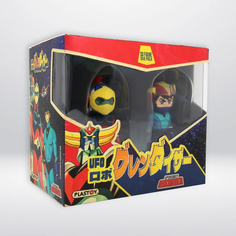 GOLDORAK Pack Duo Actarus & Alcor Plastoy – Figurine