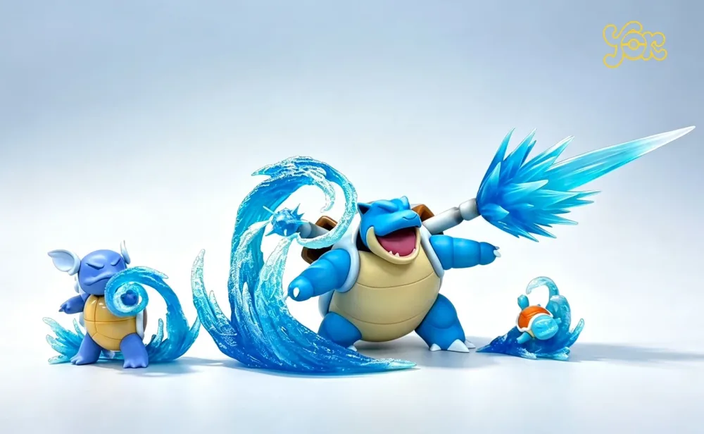 [PREORDER] 1/20 Scale World Figure [YOR] – Squirtle & Wartortle & Blastoise
