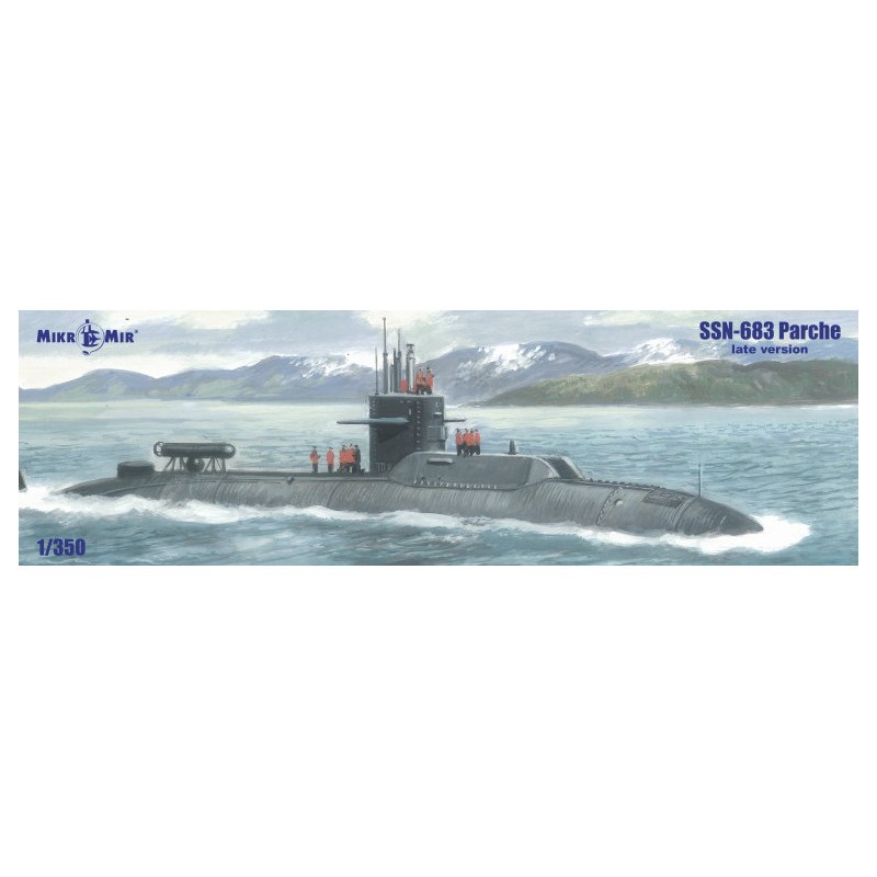 Maquette Sous-marin SSN-683 Parche (dernière version)