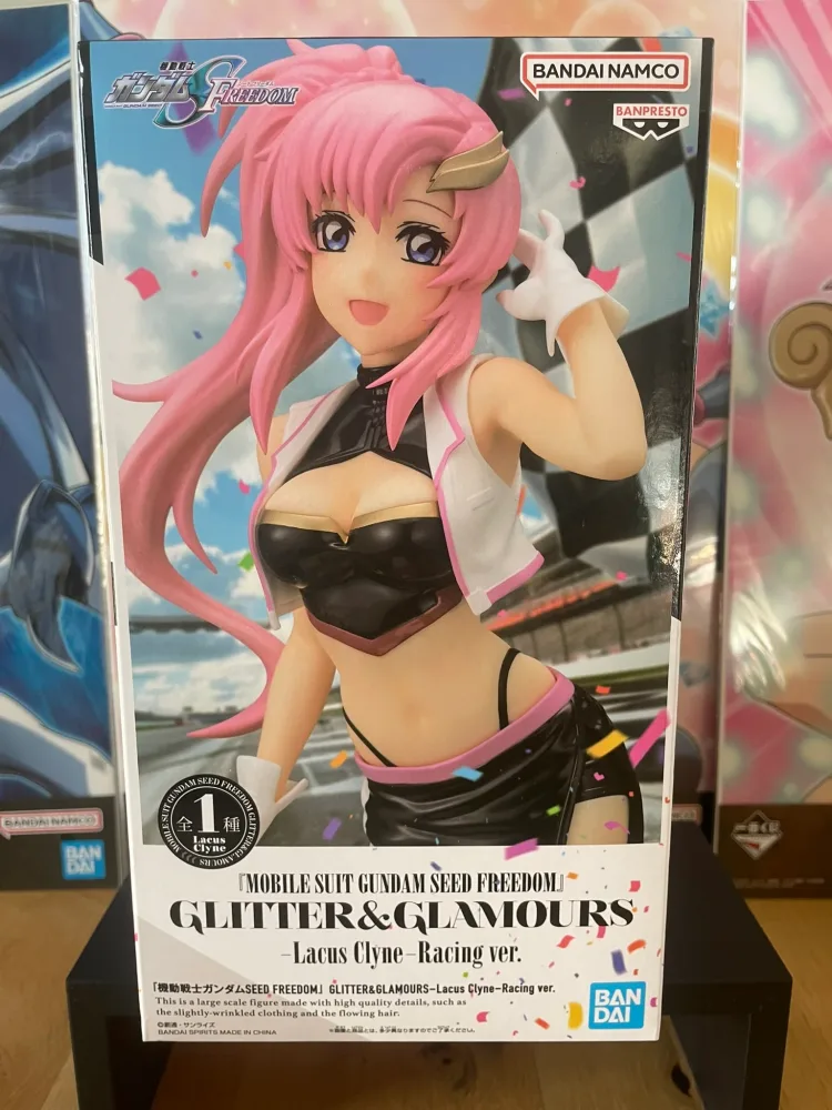 Figurine Lacus Clyne Glitter & Glamours Racing Ver. 22 cm Banpresto – Mobile Suit Gundam SEED Freedom