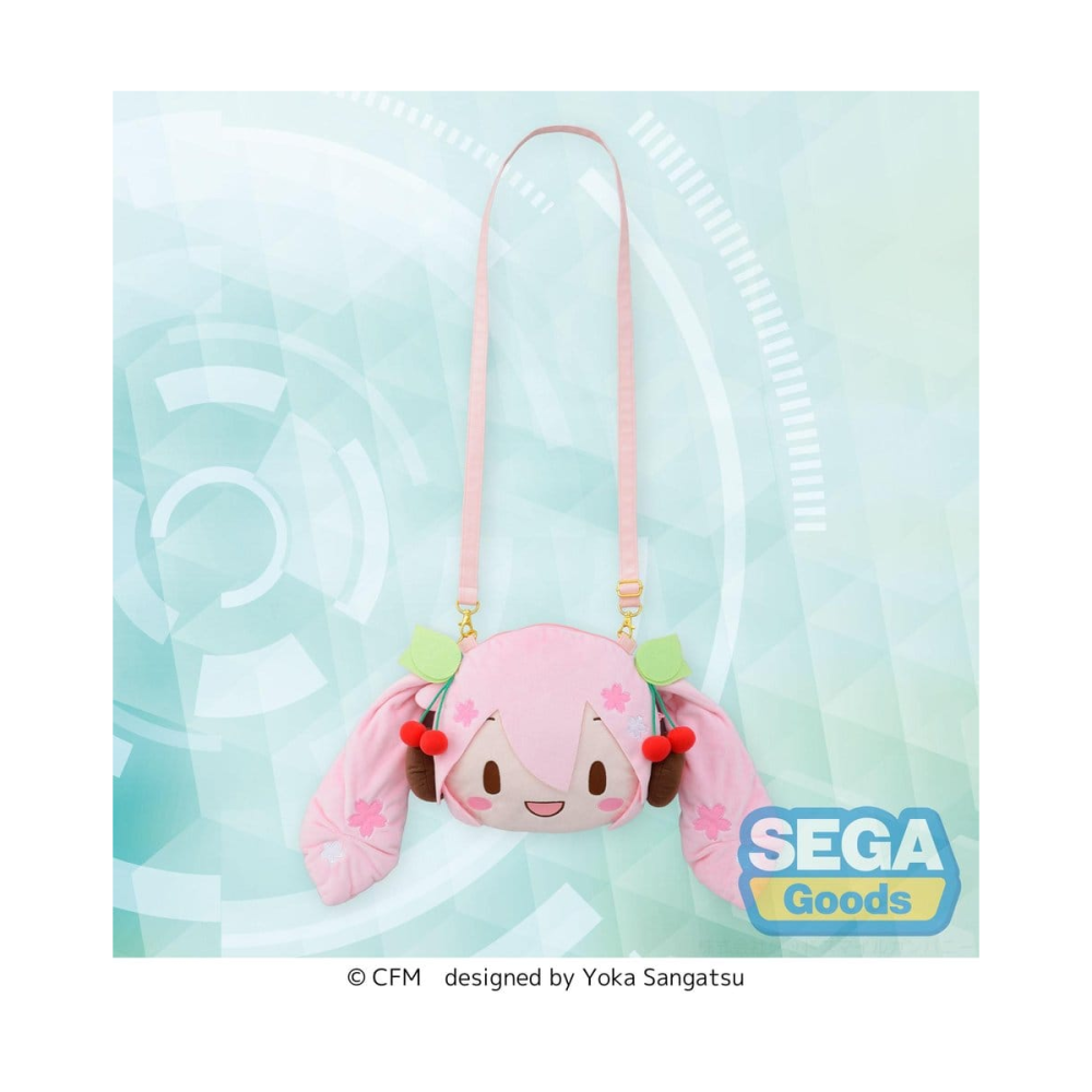 Hatsune Miku sac à bandoulière fuwa petit Sakura Miku Face (M)