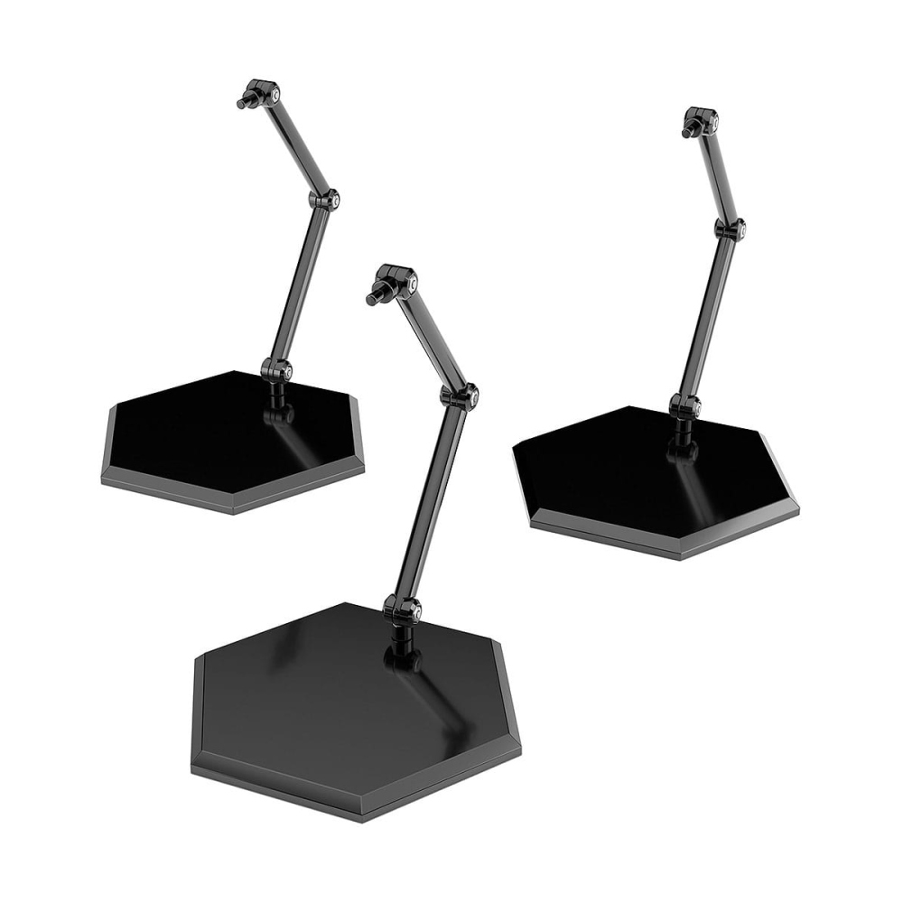 The Simple Stand Mini Nendoroid More pack 3 socles pour mini figurines Black Hex Type