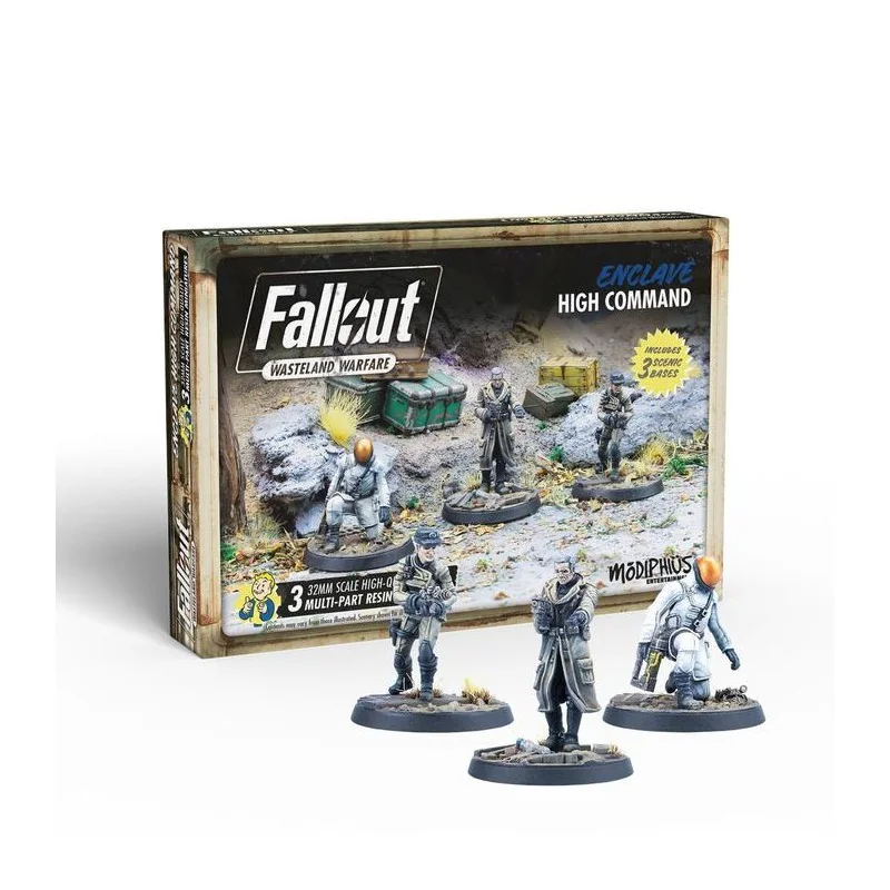 Jeu de plateau Fallout ww enclave haut commandement