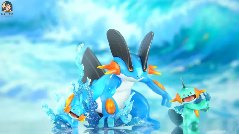 [PREORDER] 1/20 Scale World Figure [MT MOON] – Mudkip & Marshtomp & Swampert