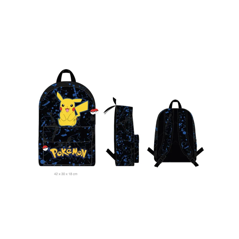 POKEMON - Pikachu - Sac à Dos 1 Compartiment '42x30x18cm'