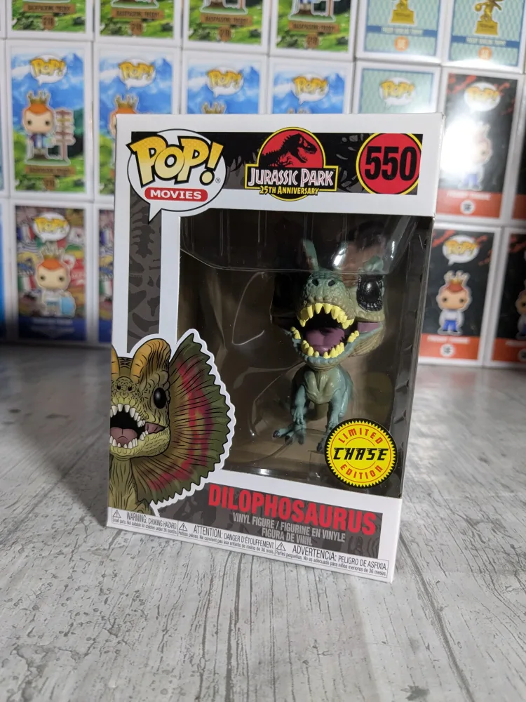 Jurassic Park #550 – Dilophosaurus (Chase) – Funko Pop!