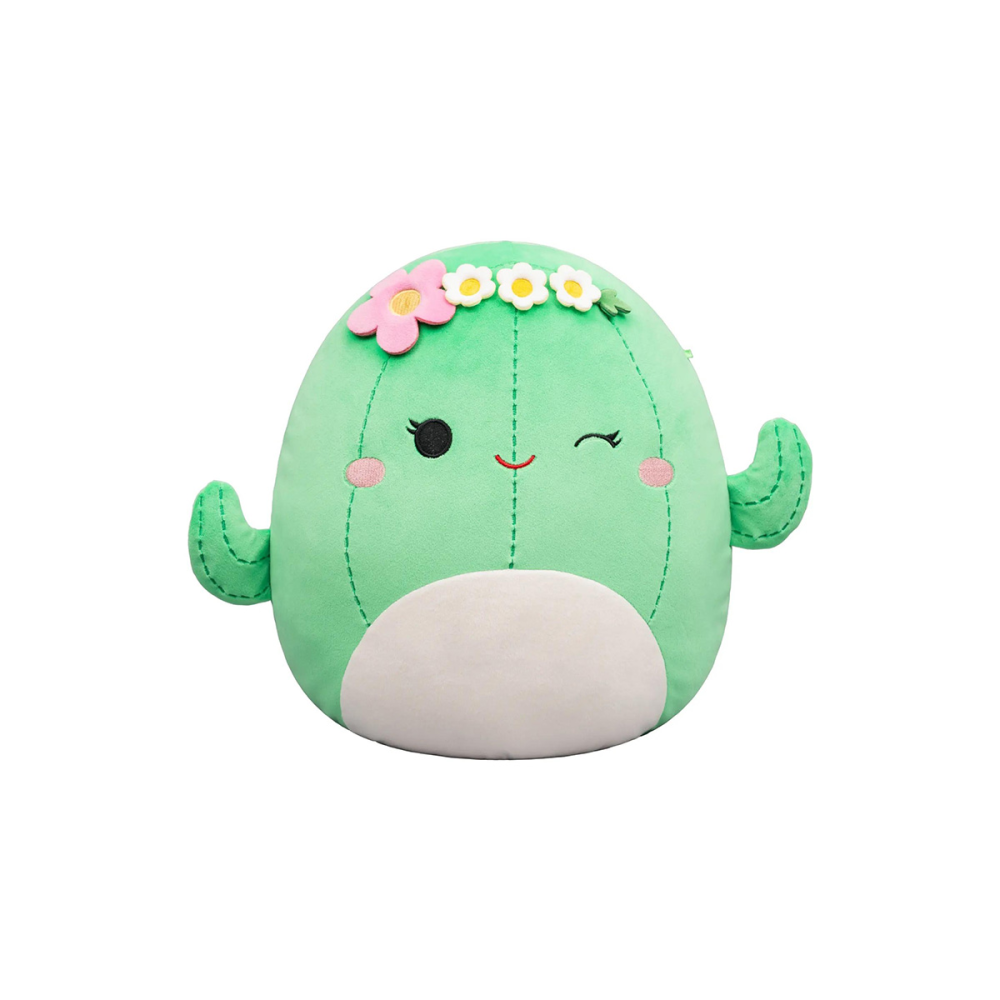 Squishmallows Peluche 30cm Maritza Cactus W/Flower Crown