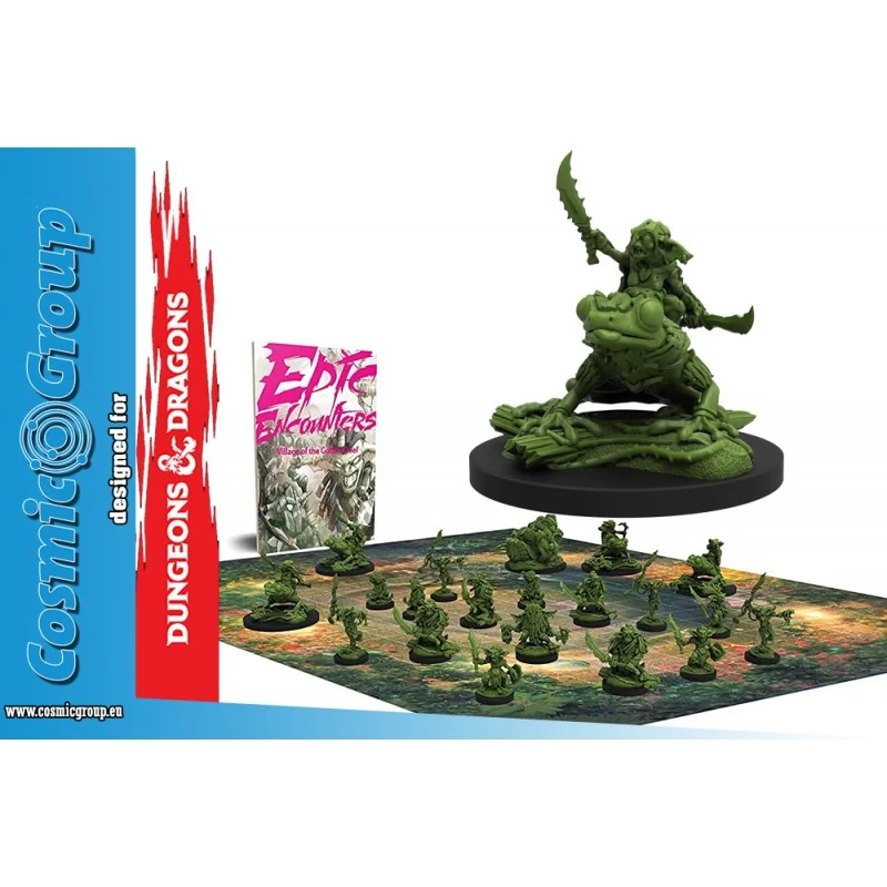 Miniature Epic encounters-village of goblin chief