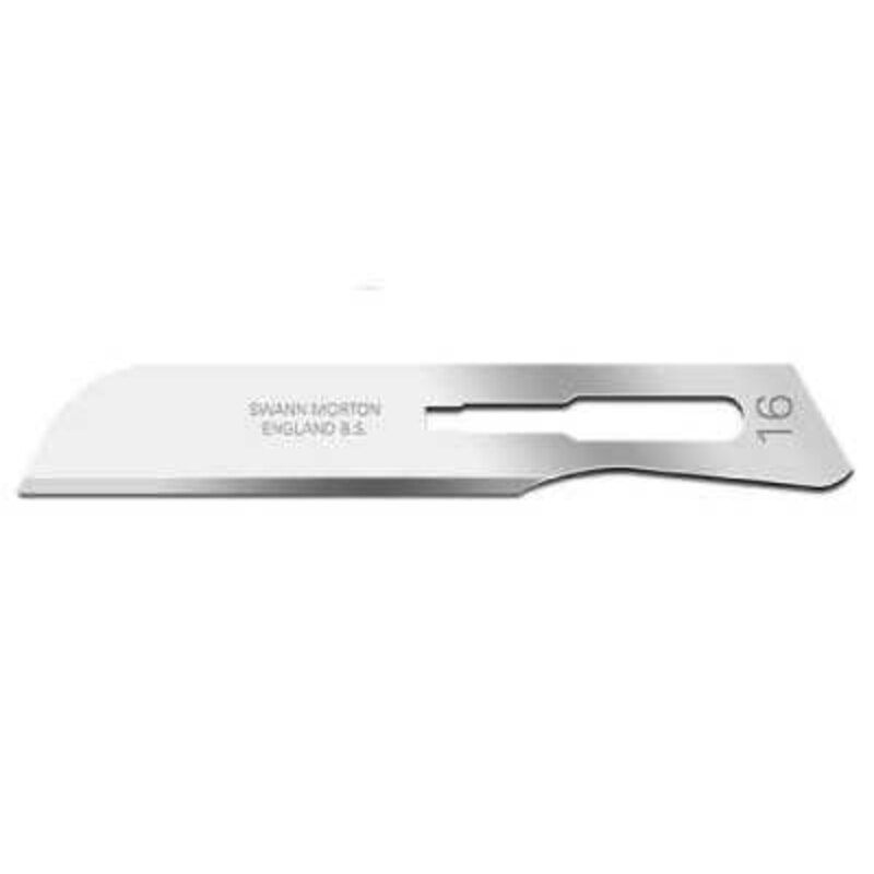 No.16 Blade to fit SM9105 No.1 handle in pack of 50 blades.