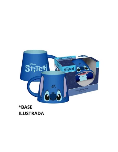 Taza Base Decorada Disney Stitch Stitch 350ml