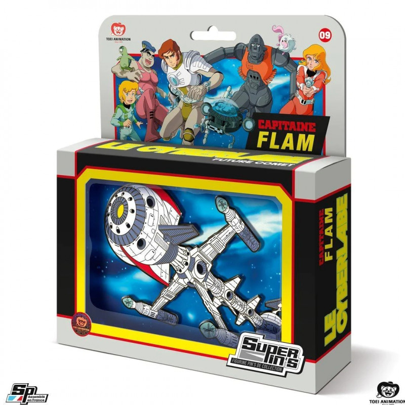 Figurine – CAPITAINE FLAM – Pin's Géant Cyberlabe Limited Edition SP-Collections