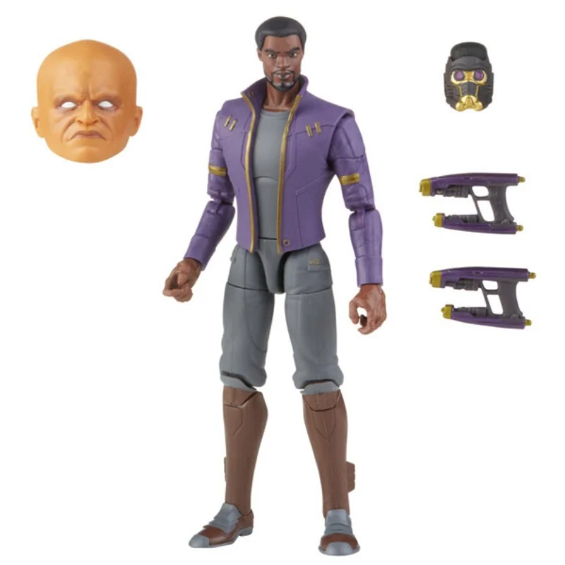 Figurine Marvel Legends Build A Figure What If T'Challa Star-Lord 15cm