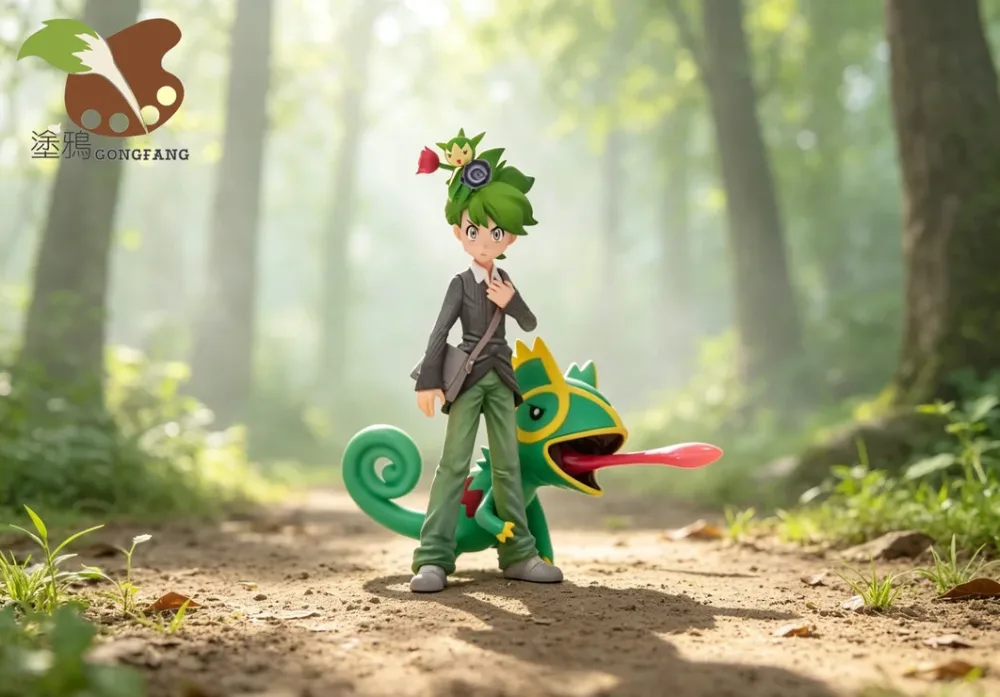 [IN STOCK] 1/20 Scale World Figure [TUYA] – Wally & Roselia & Kecleon