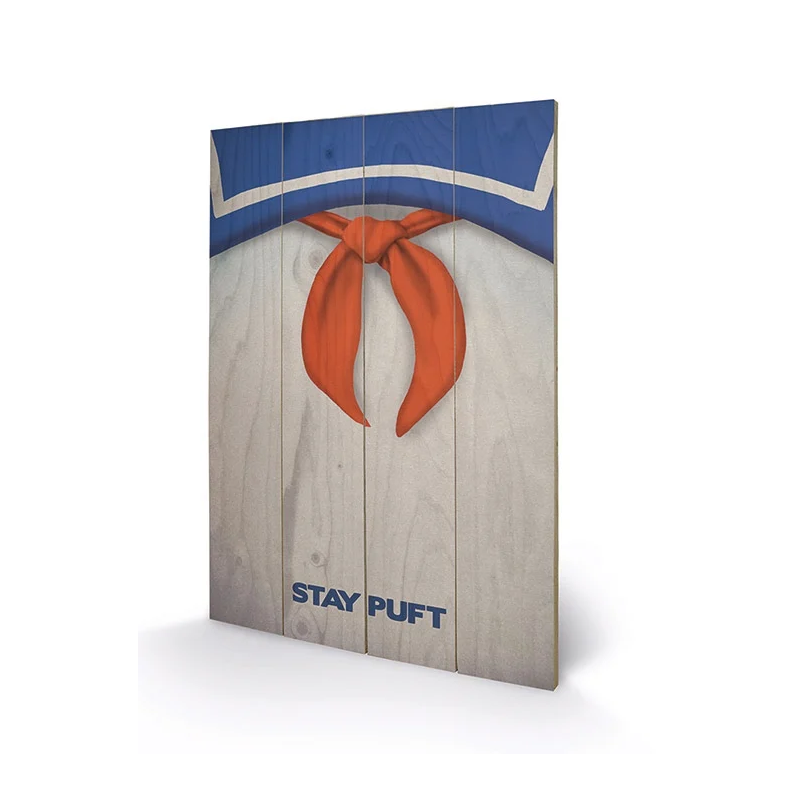 GHOSTBUSTERS - Stay Puft - Impression sur bois 40x59cm