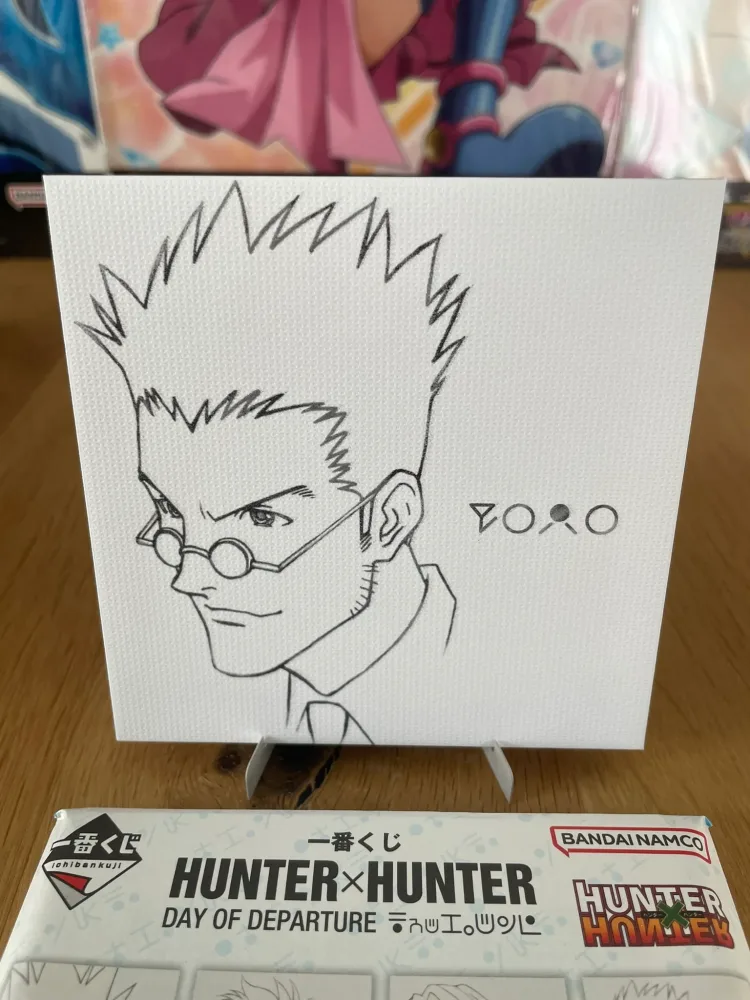 Hunter x Hunter – Tableau Canvas Board Leorio Paradinight Ichiban Kuji Day of Departure Lot E 11 cm – Collection