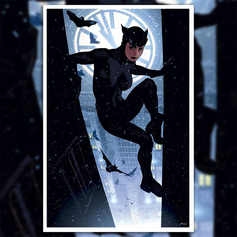 DC COMICS Impression Art Print Catwoman Adam Hughes Sideshow – Comic