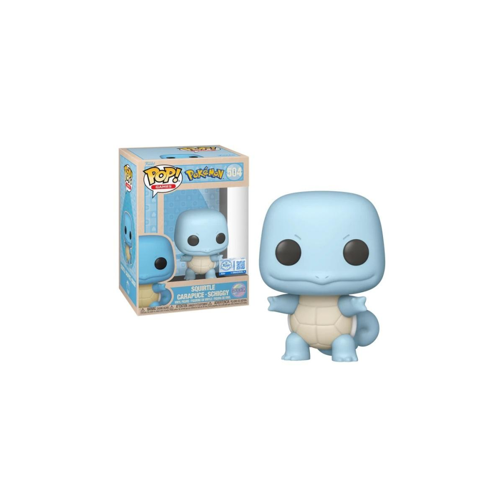 Figurine Pop POKEMON - POP Games N° 504 - Squirtle (Soft Color)