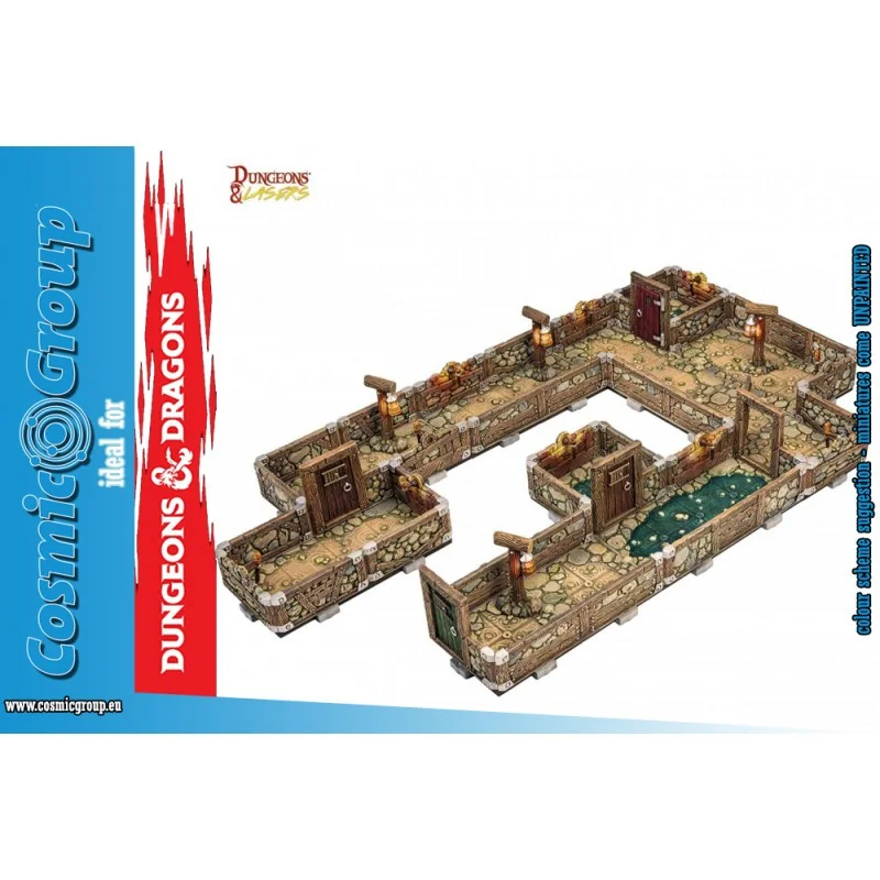 D&l dwarven mine walls