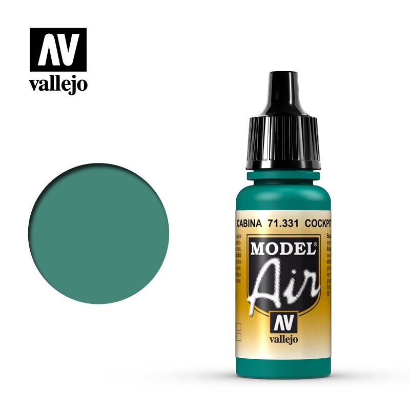 Peinture Modele air 71331 cockpit emerald gr faded