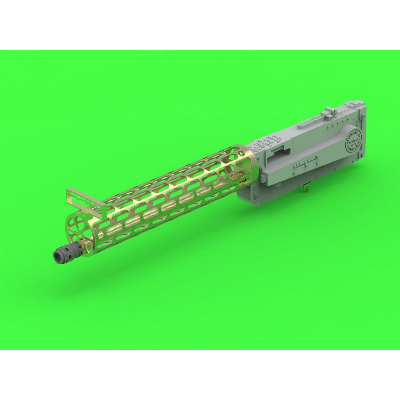 Mitrailleuse allemande WWI Spandau LMG 08 (x 1 pc) - avec chemise de refroidissement ver.1