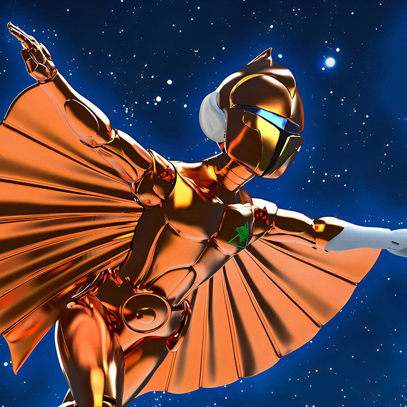 Figurine – SILVERHAWKS Ultimates Copper Kidd Toy Chrome Super7