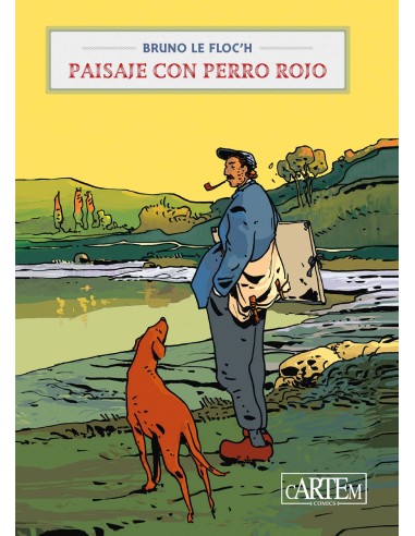 Paisaje con perro rojo – Livre