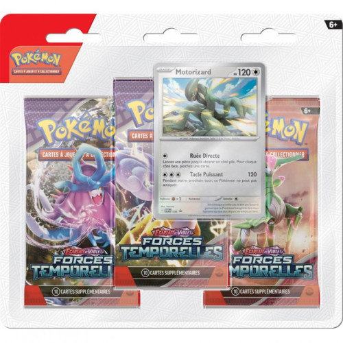 Pokémon Tri-Pack EV05 Forces Temporelles Motorizard